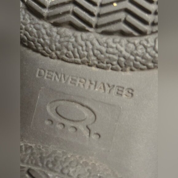 Denver Hayes Taupe Suede Faux Fur Winter Boots Women’s Size 7 Mid Calf Warm Zip - Picture 9 of 13